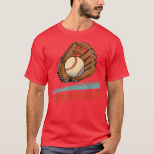 Vintage Father In Law Funny Baseball Player Lover  T-Shirt