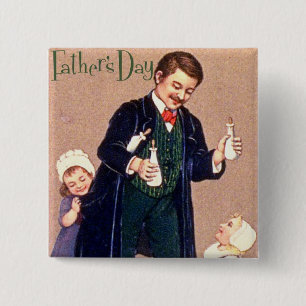 Vintage Father's Day Button