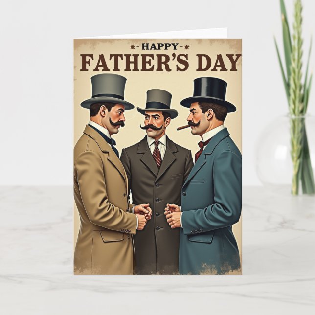 Vintage Fathers Day Card (Front)