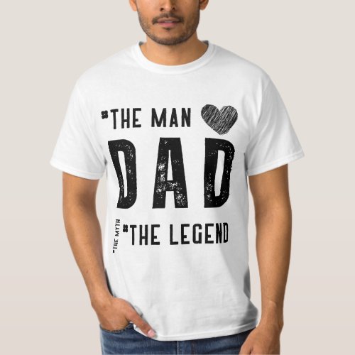 Vintage Fathers day design  The Perfect Fathers T_Shirt