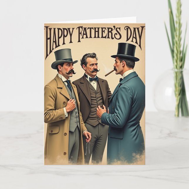 Vintage Fathers Day Gents Card (Front)
