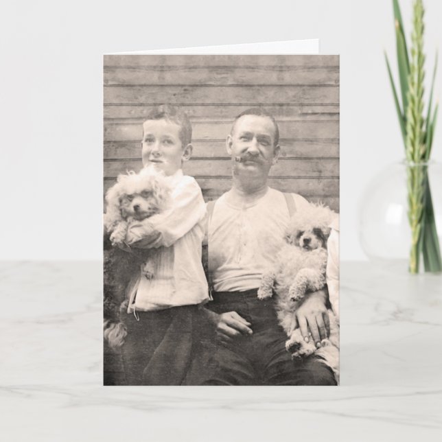 Vintage Father's Day Greeting Card (Front)