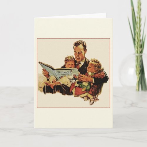 Vintage Fathers Day Greeting Card