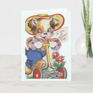 Vintage Father's Day Greeting Card