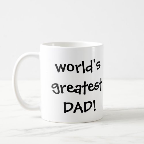 Vintage Fathers Day Happy Family in the Suburbs Coffee Mug