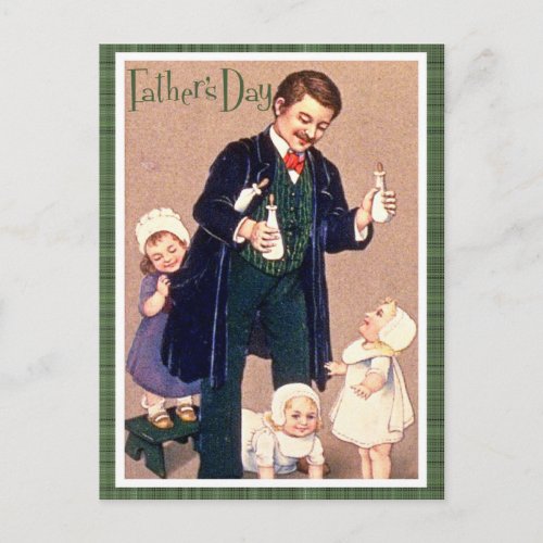 Vintage Fathers Day Postcard