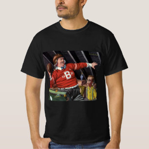 Vintage Father's Day, Sports Football Dad and Son T-Shirt