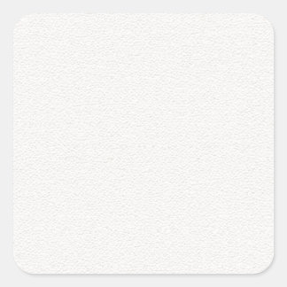 Vintage Faux Leather Square Sticker