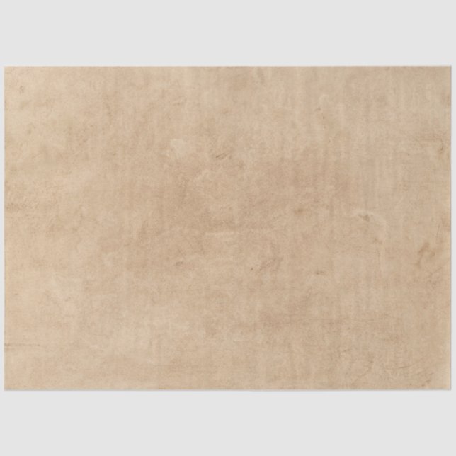 Vintage Faux Parchment Decoupage Tissue Paper (Front)