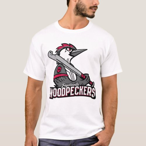 Vintage Fayetteville_Woodpeckers Logo T_Shirt