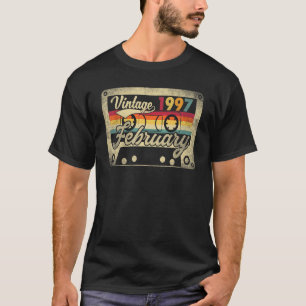 Vintage February 1997 26th Birthday 26 Years Old T-Shirt