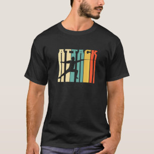Vintage Fencing Attack Athlete T-Shirt