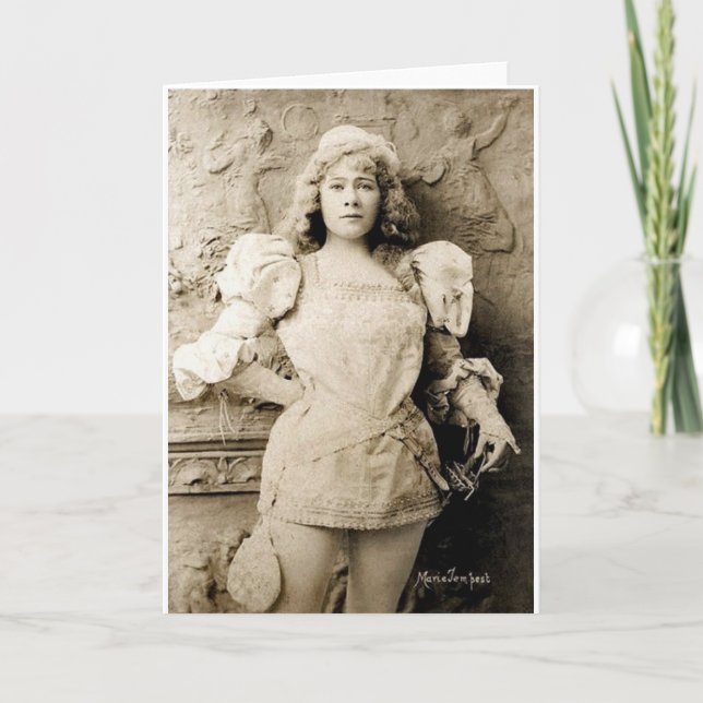 Vintage Fencing Master Note Card (Front)