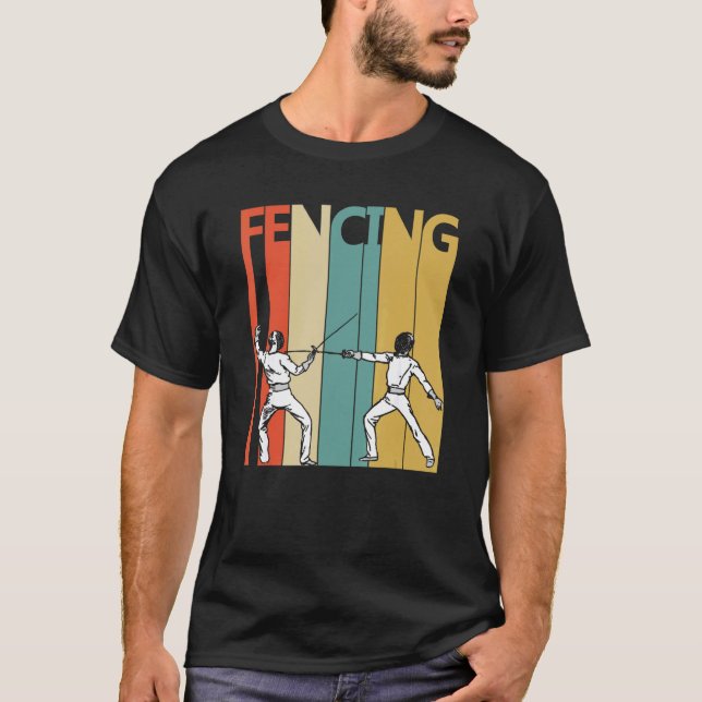 Vintage Fencing T-Shirt (Front)