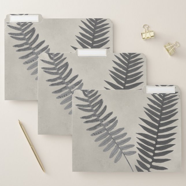 Vintage Ferns File Folder (Set)