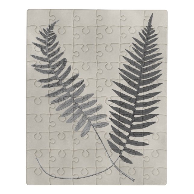 Vintage Ferns Jigsaw Puzzle (Puzzle Vertical)