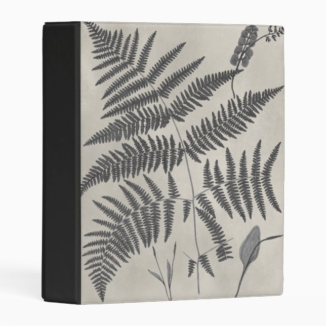 Vintage Ferns Mini Binder (Front/Spine)