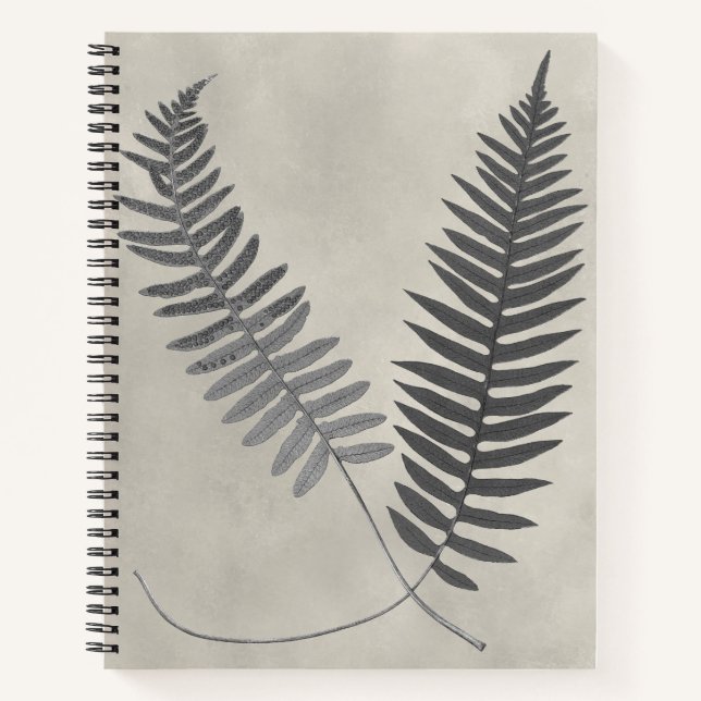 Vintage Ferns Notebook (Front)