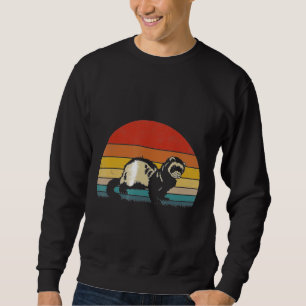 Vintage Ferret Loves For Men Women Sweatshirt