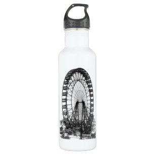 Vintage Ferris Wheel Chicago Fair Drink Bottle