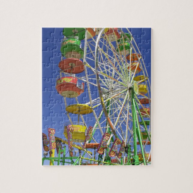 Vintage Ferris Wheel, jigsaw puzzle (Vertical)