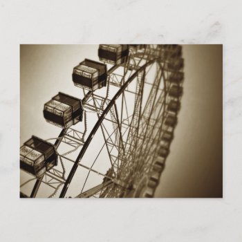 Vintage Ferris Wheel Postcard by Argos_Photography at Zazzle