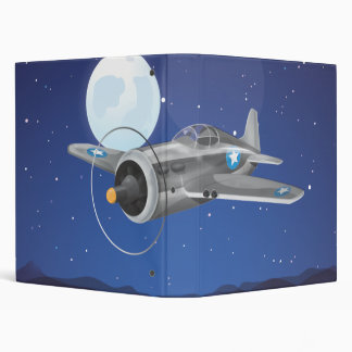 Vintage fighter Aircraft Binder