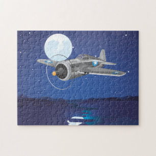 Vintage fighter Aircraft Jigsaw Puzzle