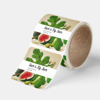Vintage figs - personalized Jam labels