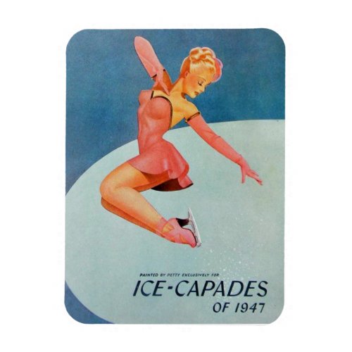 Vintage Figure Skating Ice Capades Magnet