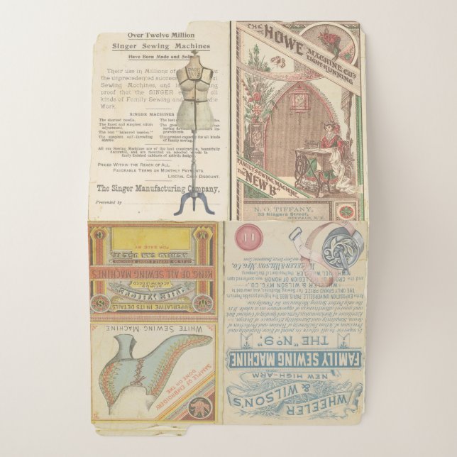 Vintage File Folder (Outside Left)