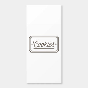 Vintage Filigree Cookies Bakery Emblem Design Hershey's Miniatures