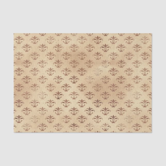 Vintage Filigree Pattern Tissue Paper (Front)