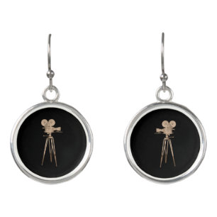 Vintage Film Camera Earrings