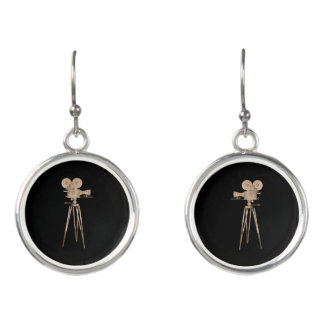 Vintage Film Camera Earrings