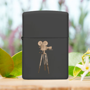 Vintage Film Camera Zippo Lighter