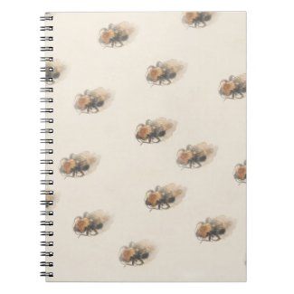 Vintage Fine Art Bumblebees Notebook