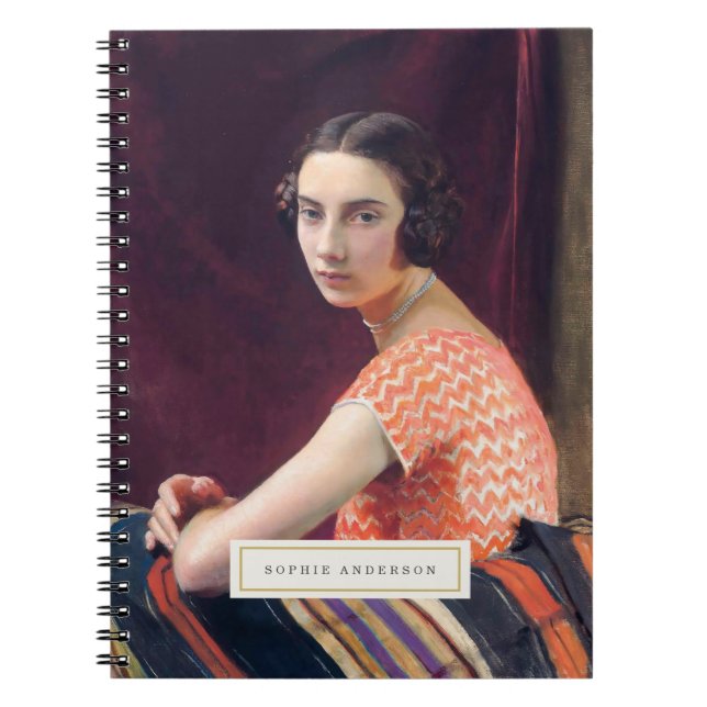 Vintage Fine Art Personalized Notebook (Front)
