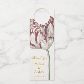 Vintage Fine Art - Tulip | Wedding 'Thank You'
