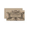 Vintage Fine Line Kraft Business Card