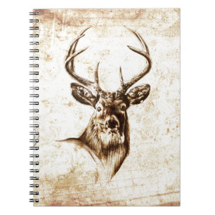 Vintage fineart F078 deer Notebook