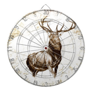 Vintage fineart F079 deer Dart Board