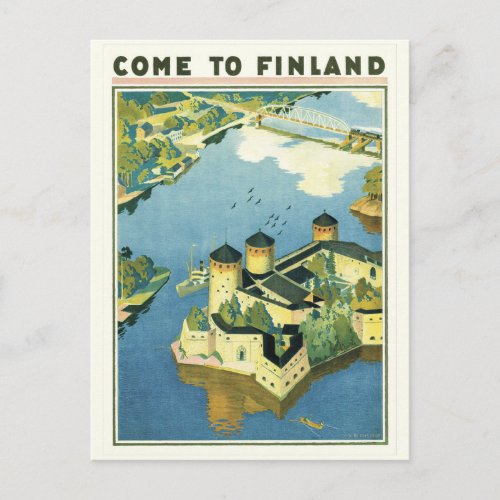 Vintage Finland Postcard