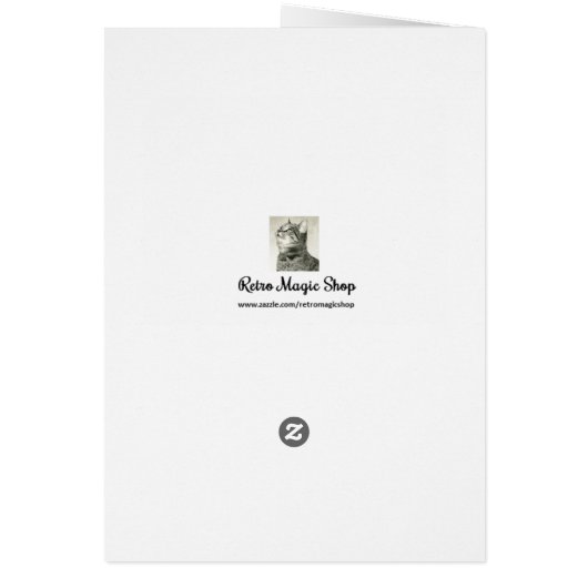 Vintage Finnish Christmas Greeting Card (Back)