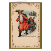 Vintage Finnish Christmas Greeting Card (Front)