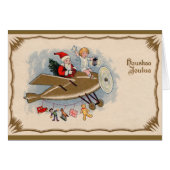 Vintage Finnish Christmas Greeting Card (Front Horizontal)