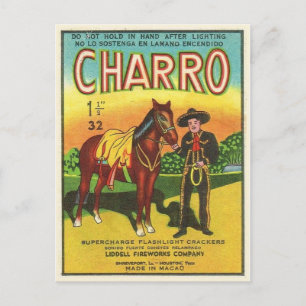 Vintage Firecracker Package Postcard