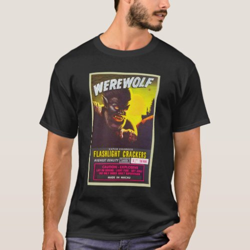 Vintage Firecrackers Werewolf Brand T_Shirt