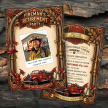 Vintage Firefighter Retirement Party