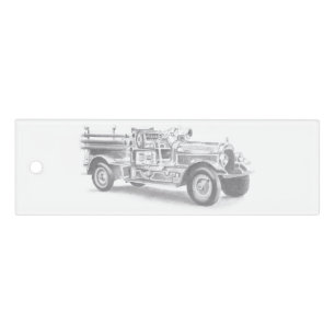vintage firetruck pencil sketch fireman drawing ruler